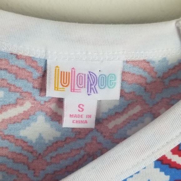 Sold Lularoe Raglan Randy Tee Size Small - Picture 2 of 4
